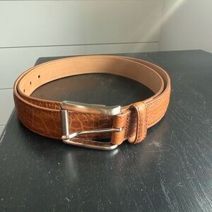 Peter Millar American Bison Pebbled Men’s Belt size 42